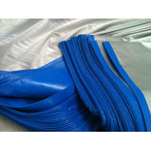 Blue/Silver Plastic Tarpaulin Cover